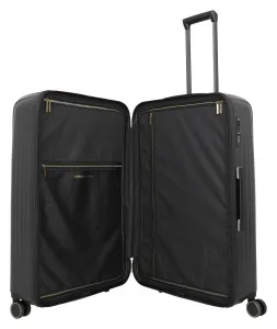 Veľký škrupinový kufor na kolieskach Travelite BARBARA Novelty L Black