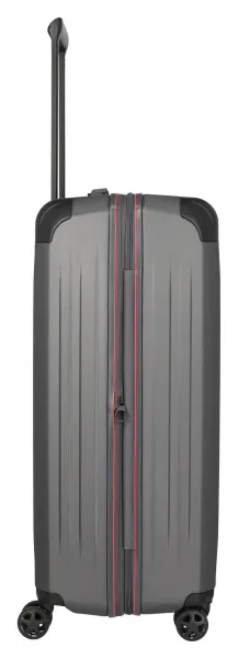 Veľký škrupinový kufor na kolieskach Travelite Dynamiic L exp Anthracite