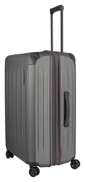 Veľký škrupinový kufor na kolieskach Travelite Dynamiic L exp Anthracite