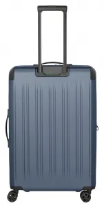 Veľký škrupinový kufor na kolieskach Travelite Dynamiic L exp Denim blue