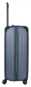 Veľký škrupinový kufor na kolieskach Travelite Dynamiic L exp Denim blue