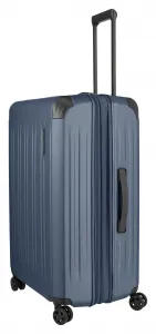 Veľký škrupinový kufor na kolieskach Travelite Dynamiic L exp Denim blue