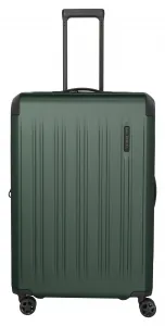 Veľký škrupinový kufor na kolieskach Travelite Dynamiic L exp Green
