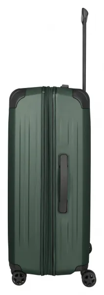 Veľký škrupinový kufor na kolieskach Travelite Dynamiic L exp Green