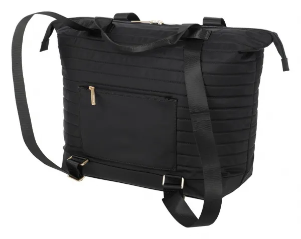 Dámsky batoh a kabelka 2v1 Travelite BARBARA Stepp 2 in 1 Shopper Black