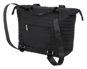 Dámsky batoh a kabelka 2v1 Travelite BARBARA Stepp 2 in 1 Shopper Black