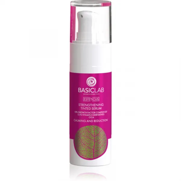 BasicLab Dermocosmetics Esteticus tónujúce sérum proti začervenaniu pleti 10% Growth Factor Complex EGF 30 ml
