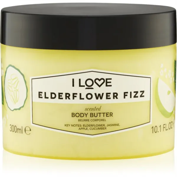 I Love Elderflower Fizz telové maslo 330 ml
