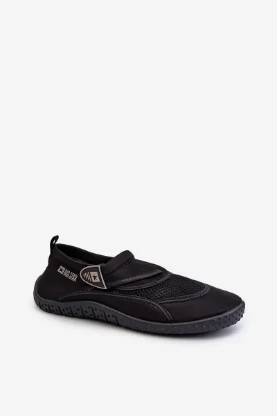 BIG STAR SHOES Mužské čierne vodotesné topánky Big Star