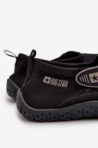 BIG STAR SHOES Mužské čierne vodotesné topánky Big Star
