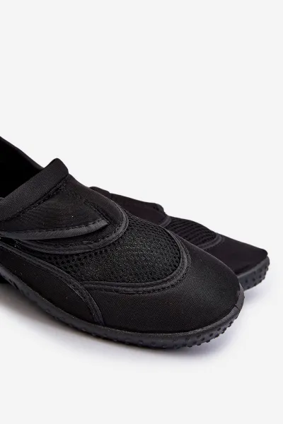 BIG STAR SHOES Mužské čierne vodotesné topánky Big Star