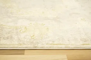 Koberec Allora Plus 9435A Ornament krémový / béžový / zlatý