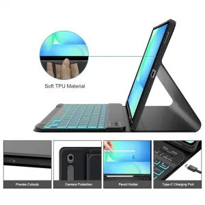 Puzdro Tech-Protect SC Pen + klávesnica, Samsung Galaxy Tab S10 FE Plus 13.1 (X620 / X626B), čierne