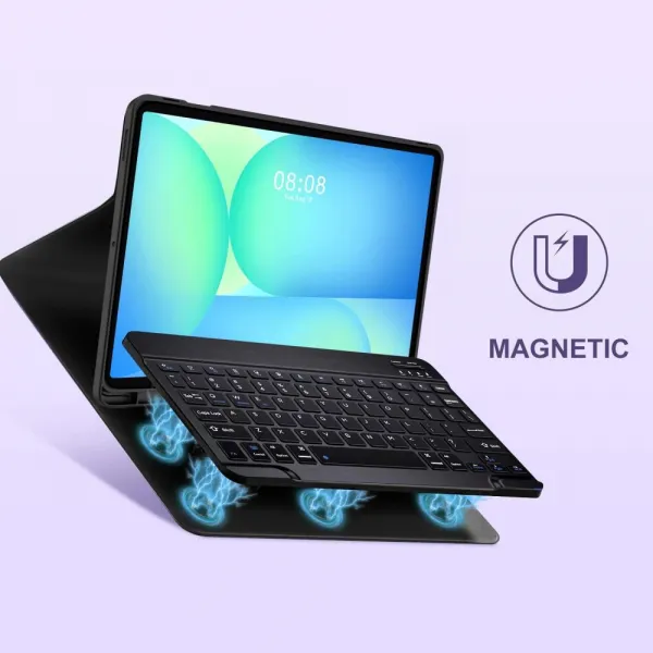 Puzdro Tech-Protect SC Pen + klávesnica, Samsung Galaxy Tab S10 FE Plus 13.1 (X620 / X626B), čierne