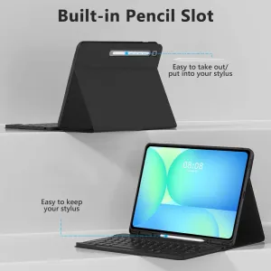 Puzdro Tech-Protect SC Pen + klávesnica, Samsung Galaxy Tab S10 FE Plus 13.1 (X620 / X626B), čierne