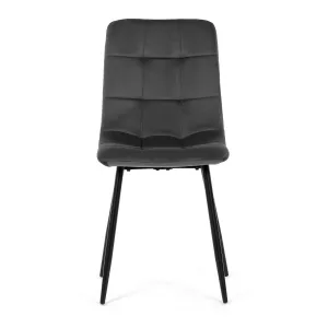 Súprava jedálenských stoličiek CT-281 GREY4, 4 ks