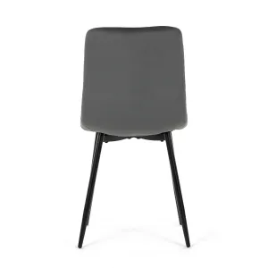 Súprava jedálenských stoličiek CT-281 GREY4, 4 ks