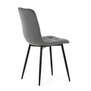 Súprava jedálenských stoličiek CT-281 GREY4, 4 ks