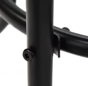 Ekspand Sklenený okrúhly záhradný stôl 80cm