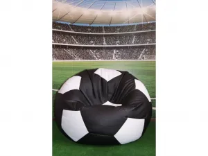 JAKS Mini sedací vak futbalová lopta čierno biely