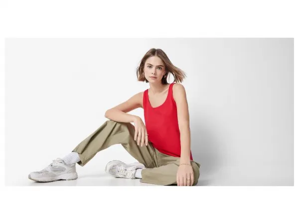 esmara® Dámsky top (červená, XS (32/34))