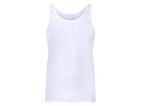 Livergy® Pánske tielko z jemnej rebroviny Xxl, 3 kusy (biela, 9/3Xl)