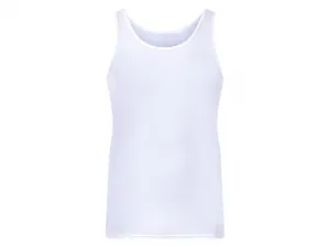 Livergy® Pánske tielko z jemnej rebroviny Xxl, 3 kusy (biela, 9/3Xl)