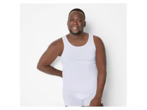 Livergy® Pánske tielko z jemnej rebroviny Xxl, 3 kusy (biela, 9/3Xl)