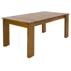 Záhradný set, akáciové drevo, svetlosivá/prírodná, VALDEZ