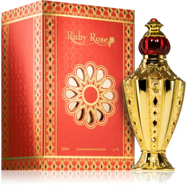 Bait Al Bakhoor Ruby Rose parfémovaný olej pre ženy 12 ml