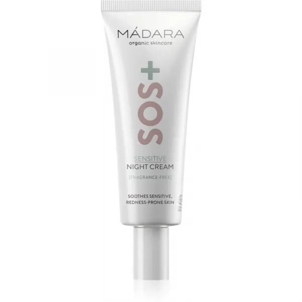 MÁDARA SOS+ Sensitive nočný krém pre citlivú pleť 70 ml