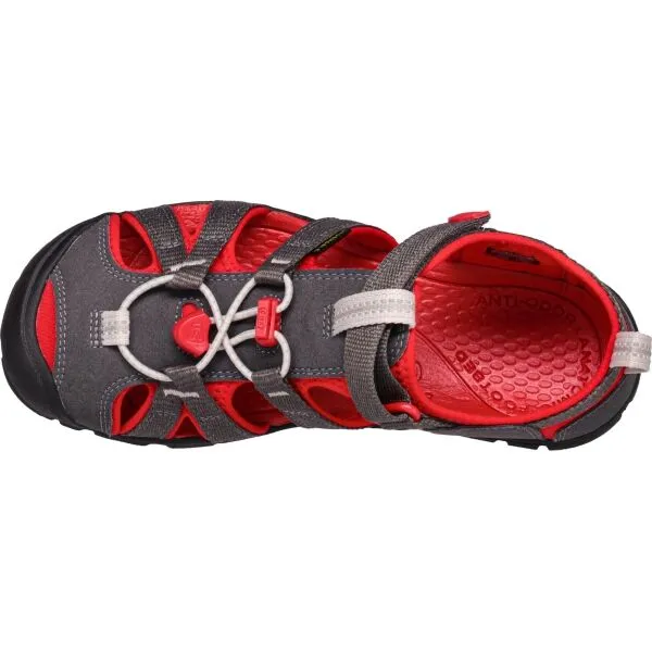 Keen SEACAMP II CNX YOUTH Detské sandále, tmavo sivá, veľkosť 32/33