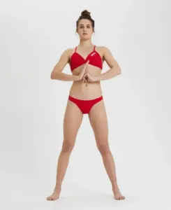 Arena solid bottom red/white 32