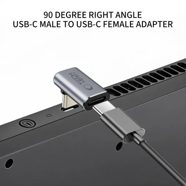 Tech-Protect Ultraboost AA02 adaptér USB-C, šedý