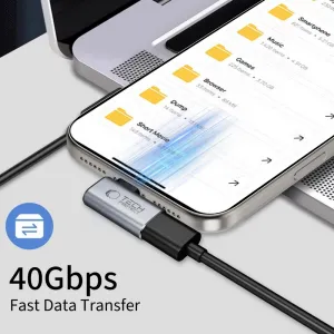 Tech-Protect Ultraboost AA01 adaptér USB-C, šedý
