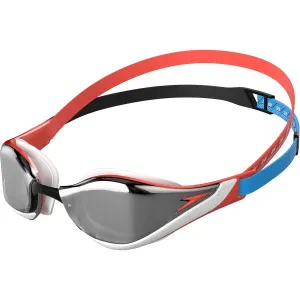 Plavecké okuliare speedo fastskin pure focus mirror bielo/oranžová