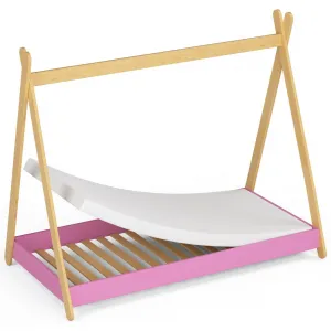 Ak furniture Detská posteľ GEM 160x80 cm ružová