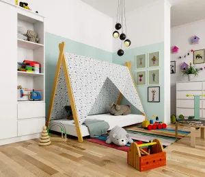 Ak furniture Detská posteľ GEM 160x80 cm biela
