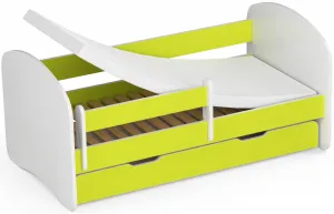 Ak furniture Detská posteľ SMILE 140x70 cm limetková