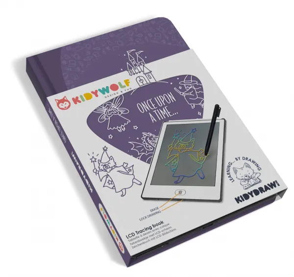 Kidywolf - Kresliaci tablet Kidydraw mini - z rozprávky do rozprávky