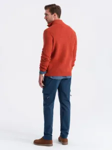 Trendy jogger kapsáčové nohavice pre pánov tmavomodré
