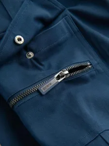 Trendy jogger kapsáčové nohavice pre pánov tmavomodré