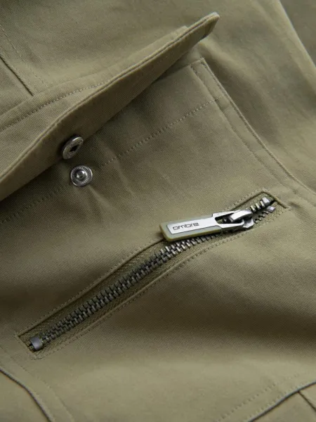 Trendy jogger kapsáčové nohavice pre pánov olivové