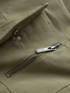 Trendy jogger kapsáčové nohavice pre pánov olivové