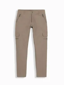 Trendy jogger kapsáčové nohavice pre pánov hnedé