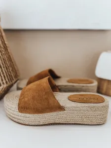Dámske klapky SUMMERRY kamelové