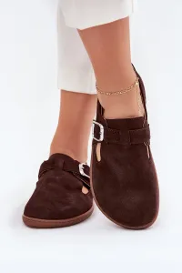 Semišové Poltopánky Barefoot Dámske S Prackou Patches Zazoo