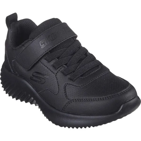 Skechers BOUNDER - POWER STUDY Detská voľnočasová obuv, čierna, veľkosť