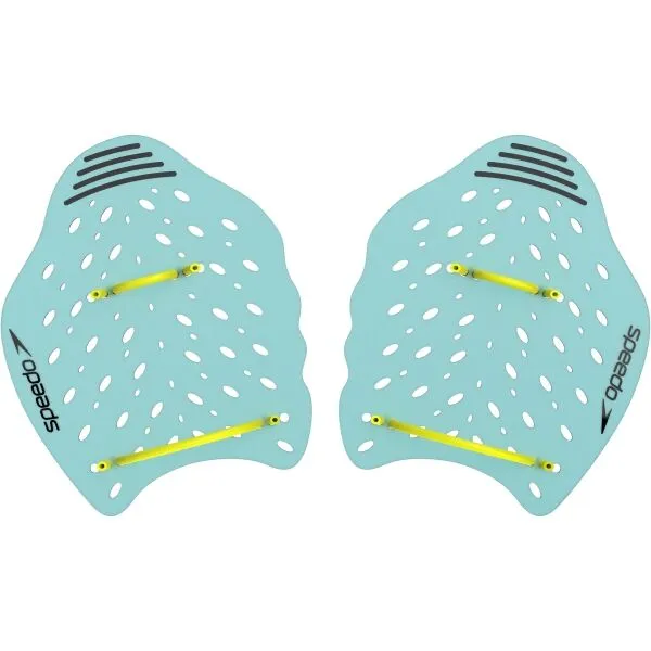 Speedo POWER PLUS PADDLE Univerzálne plavecké packy, tyrkysová, veľkosť