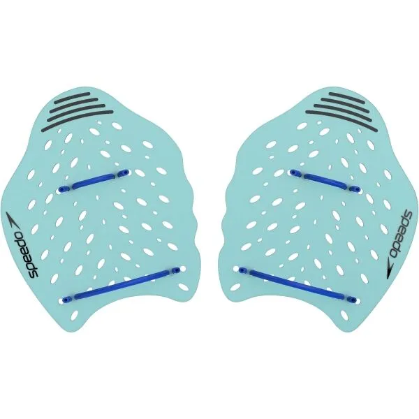 Speedo POWER PLUS PADDLE Univerzálne plavecké packy, tyrkysová, veľkosť